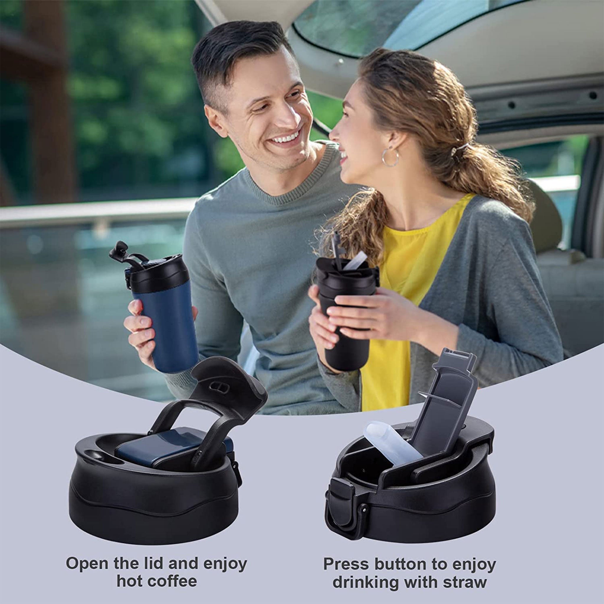 Stainless Steel Double Layer Coffee Cup