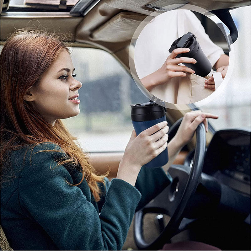 Stainless Steel Double Layer Coffee Cup