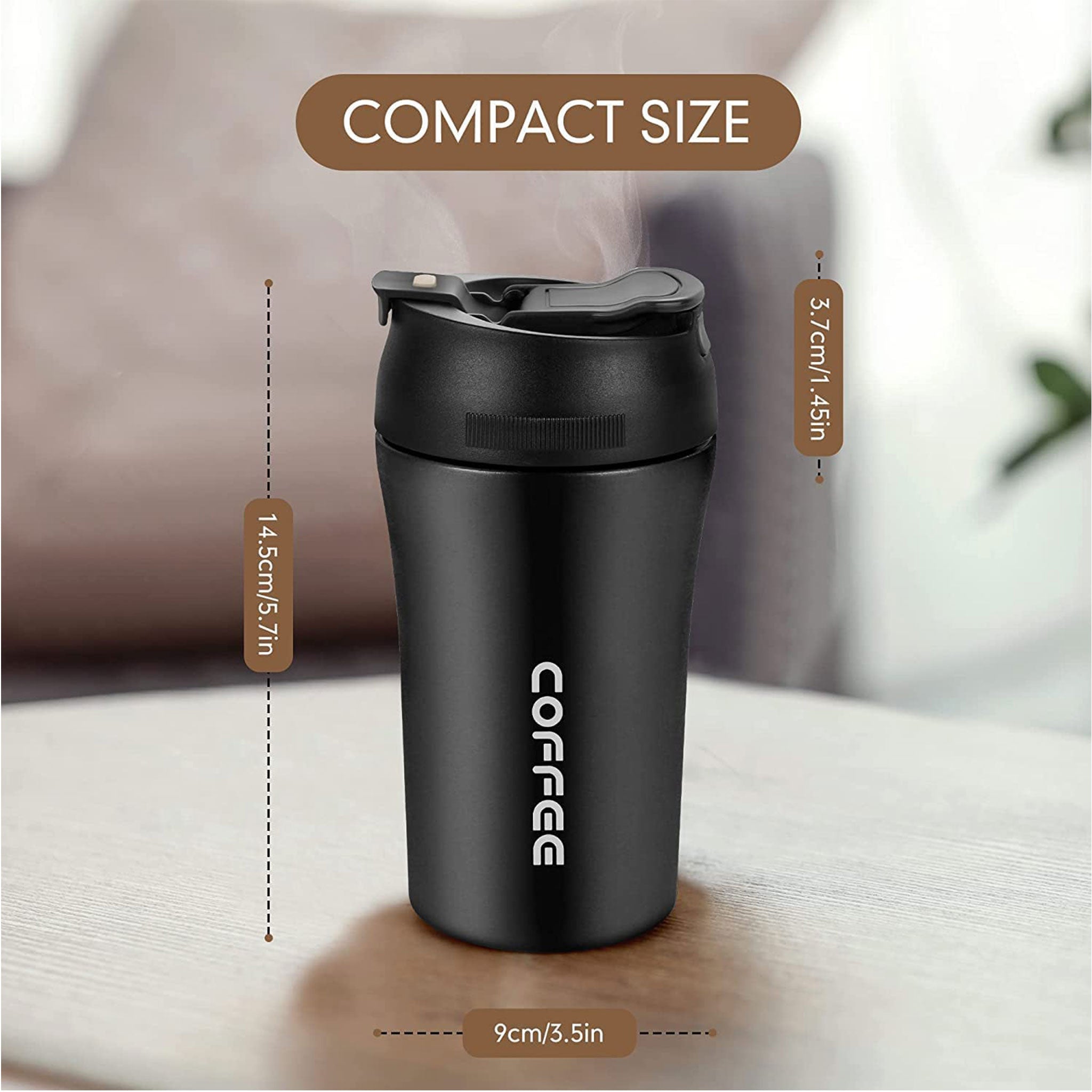 Stainless Steel Double Layer Coffee Cup