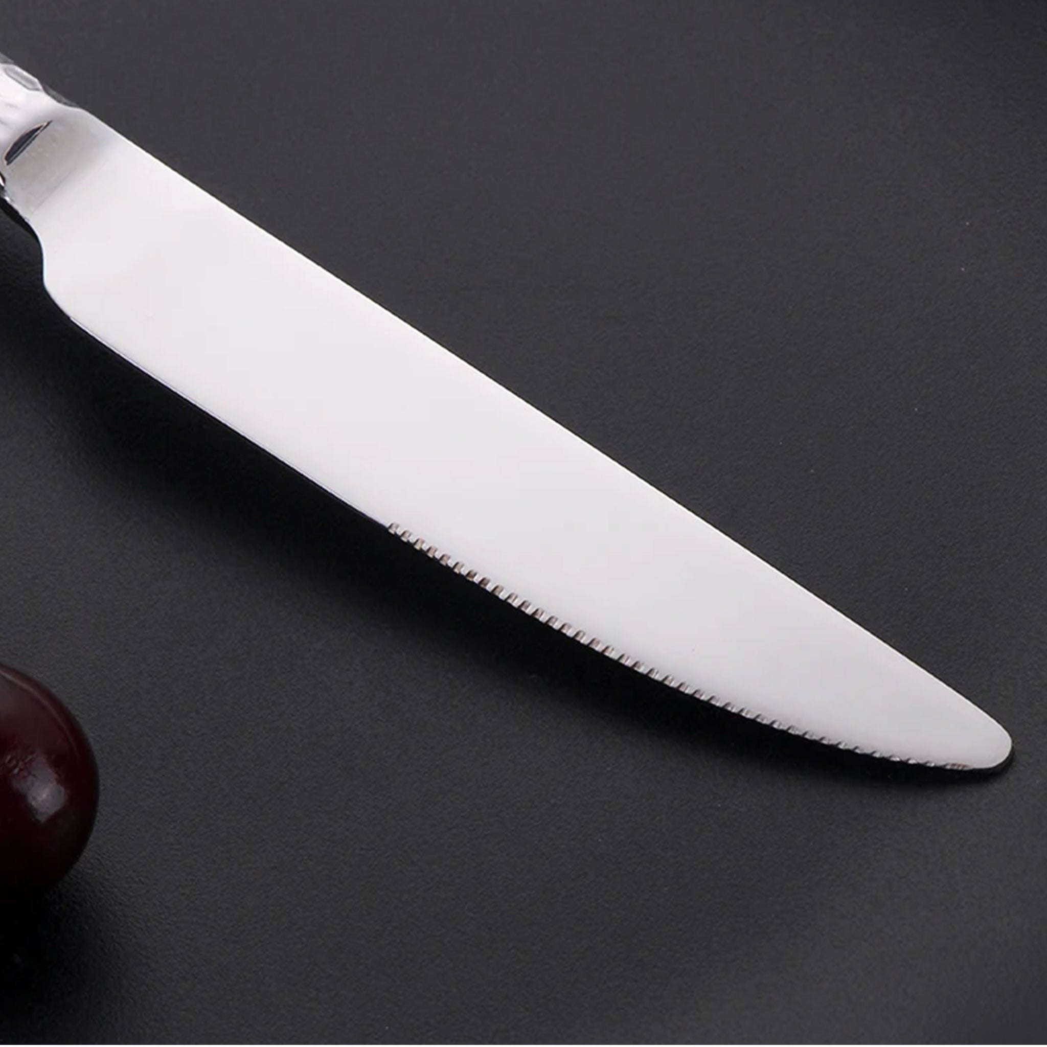 Stainless Steel Gold Cutlery Set – 4/8/12pcs Hammered Handle