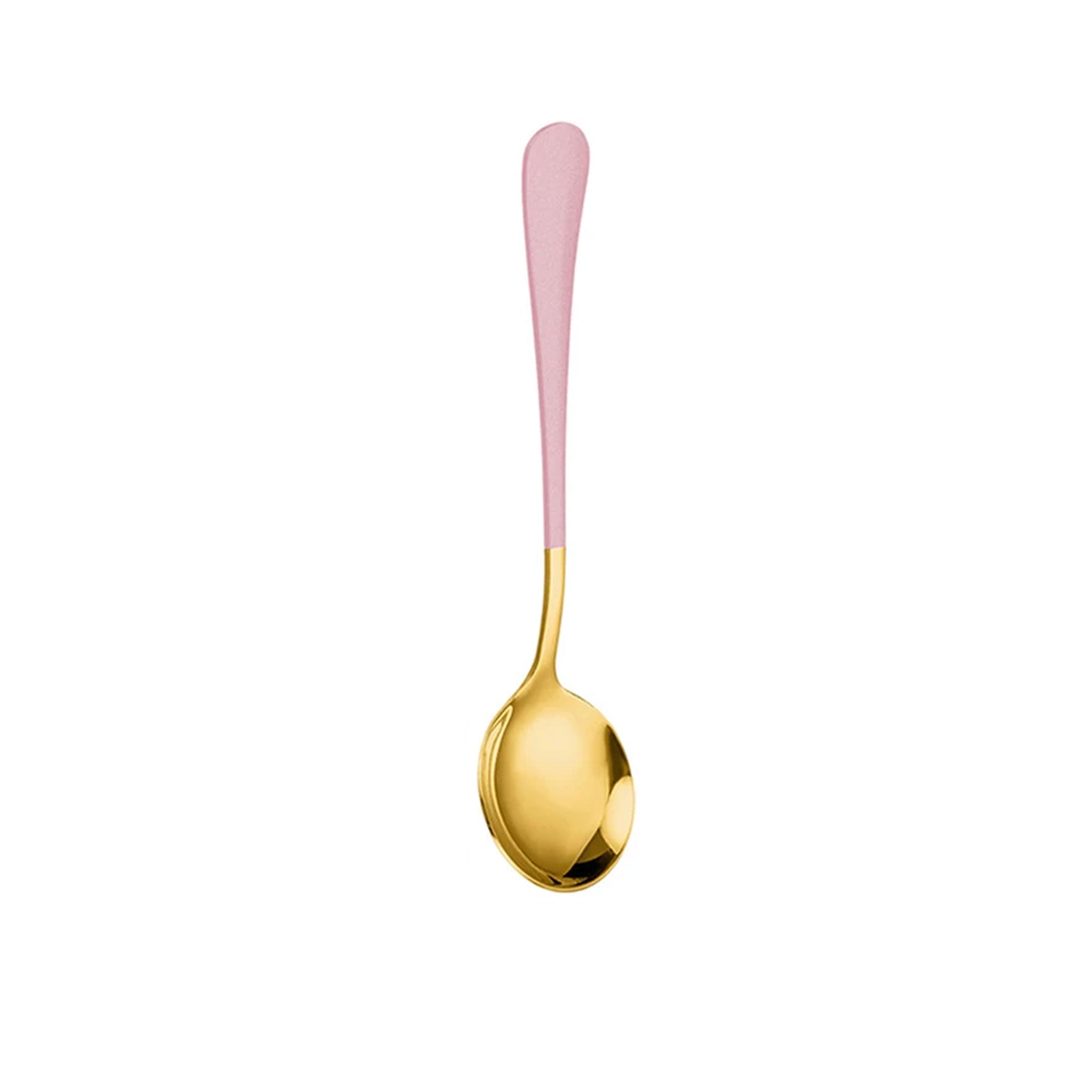 Stainless Steel Korean Spoon – Gold/Silver Mirror Finish