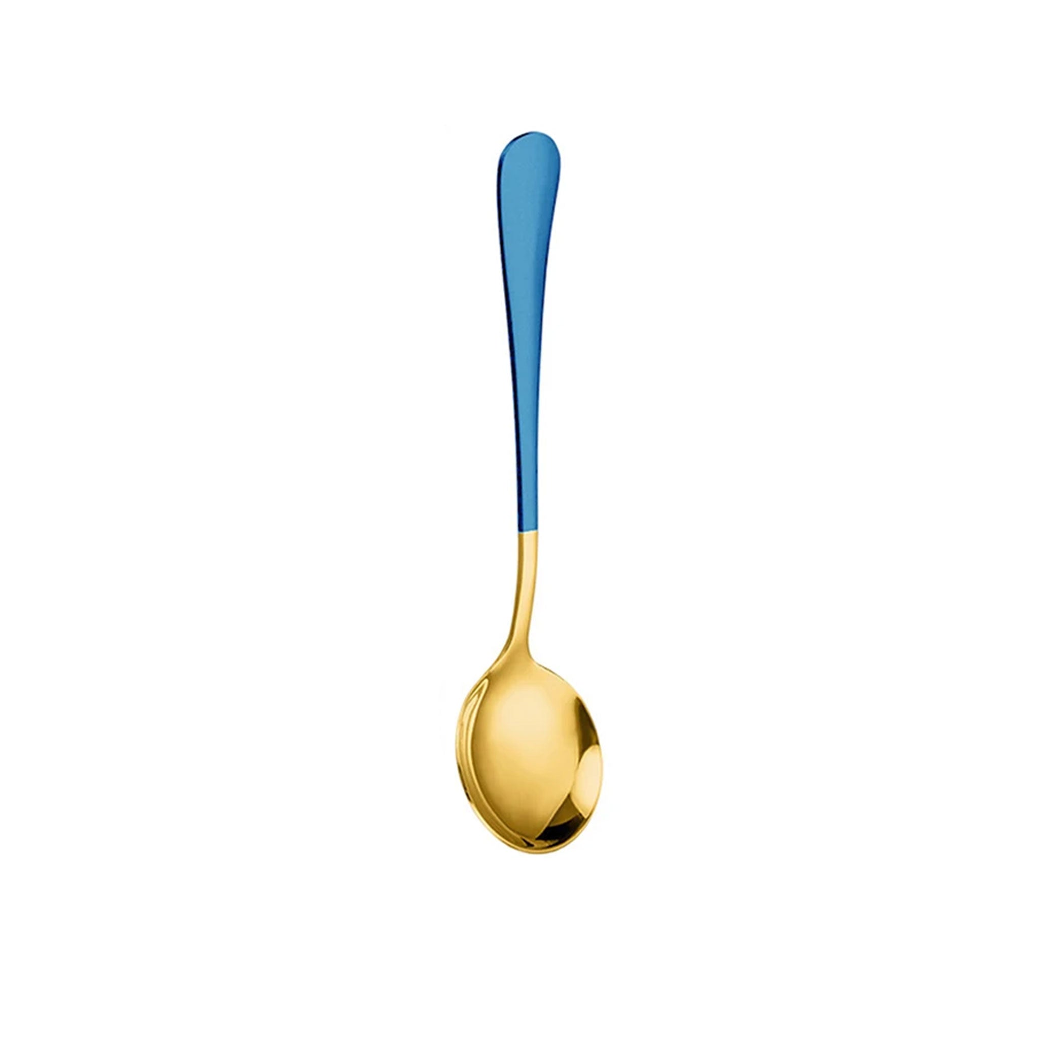 Stainless Steel Korean Spoon – Gold/Silver Mirror Finish