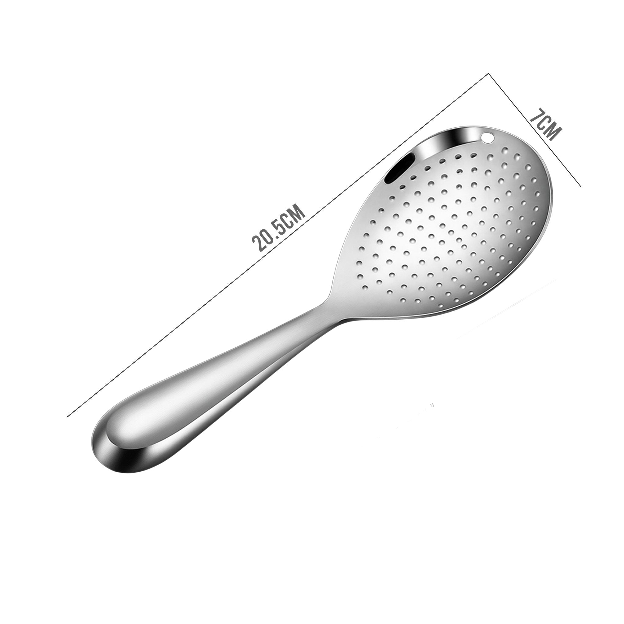 Stainless Steel Long Handle Rice Serving Spoon – Large Capacity