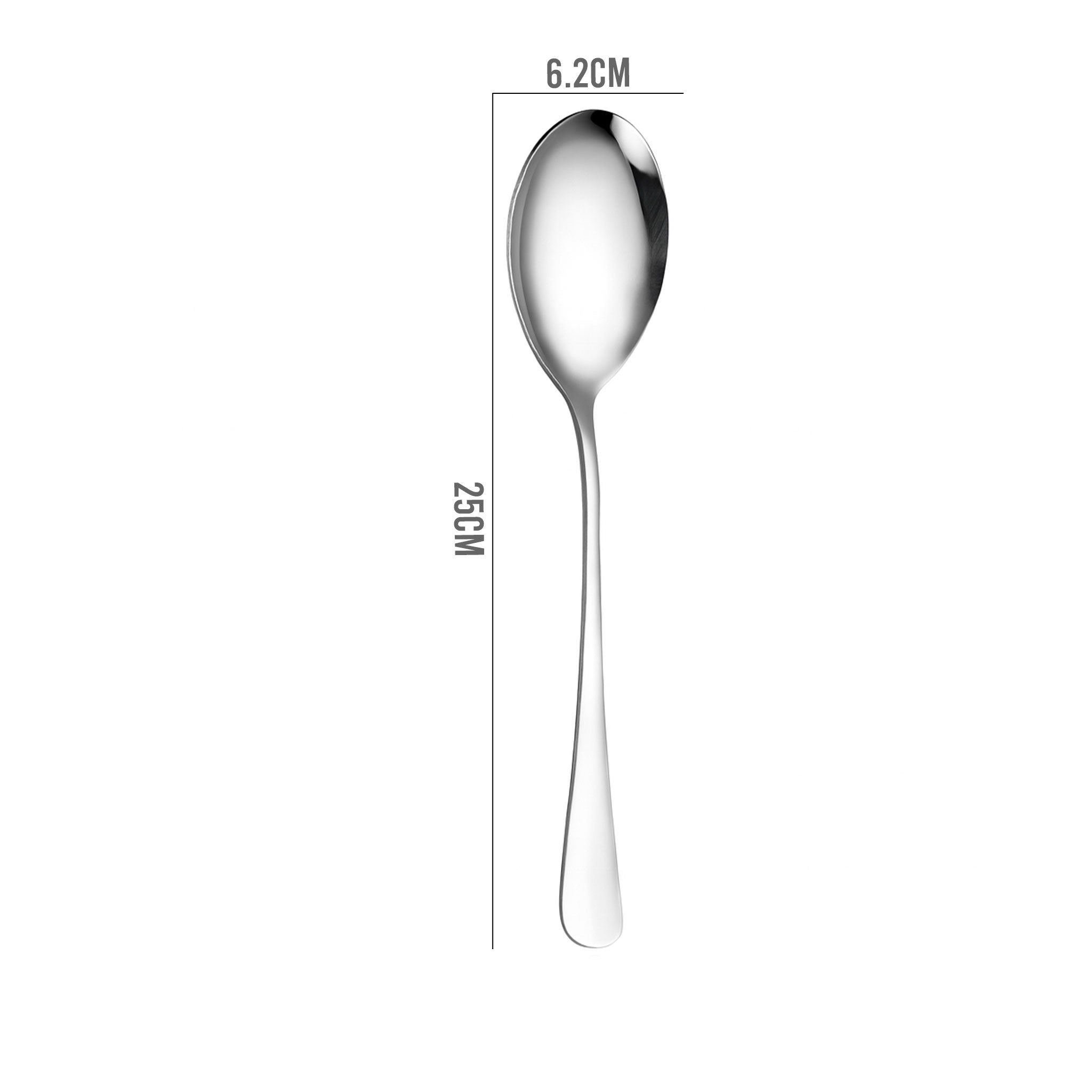 Stainless Steel Long Handle Rice Serving Spoon – Large Capacity