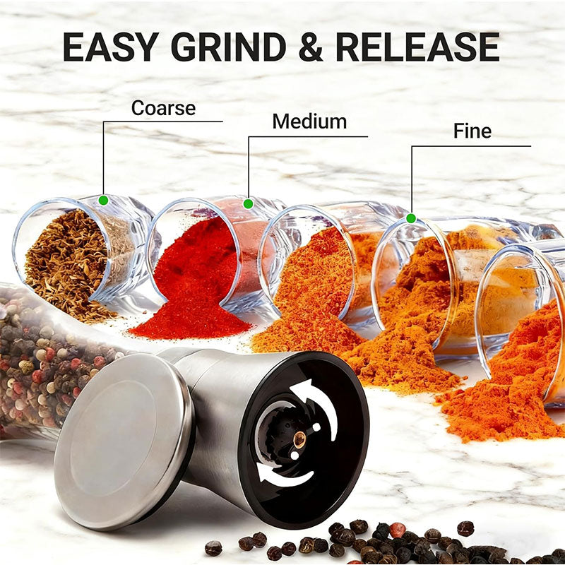 Stainless Steel Manual Pepper Grinder
