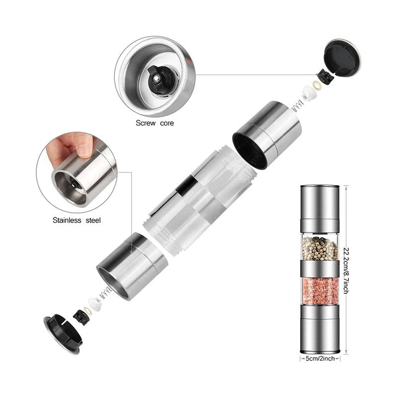 Stainless Steel Manual Pepper Grinder