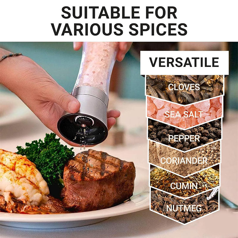 Stainless Steel Manual Pepper Grinder
