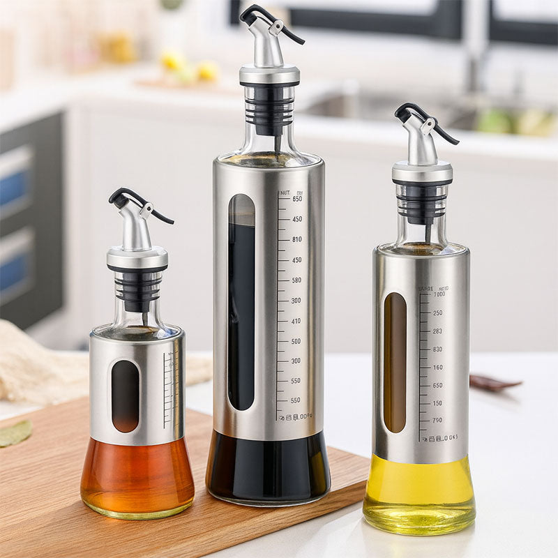 Oil dispensing bottle