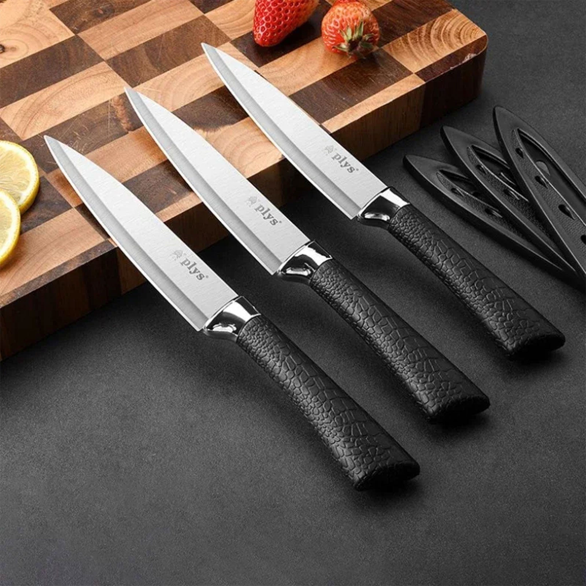 Stainless Steel Portable Fruit Knife for Students
