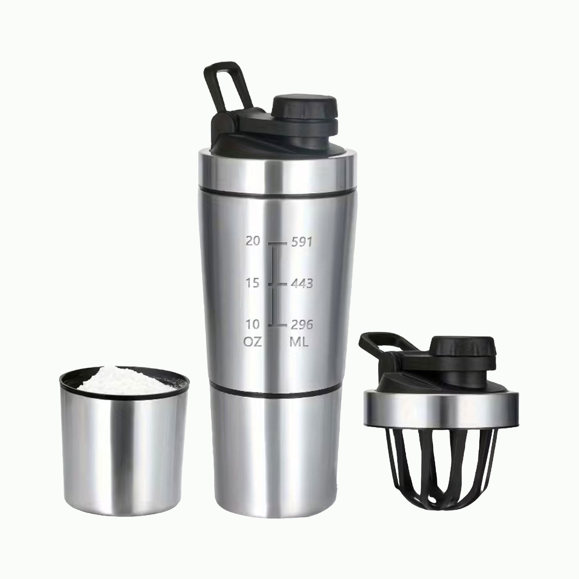 Stainless Steel Protein Shake Bottle