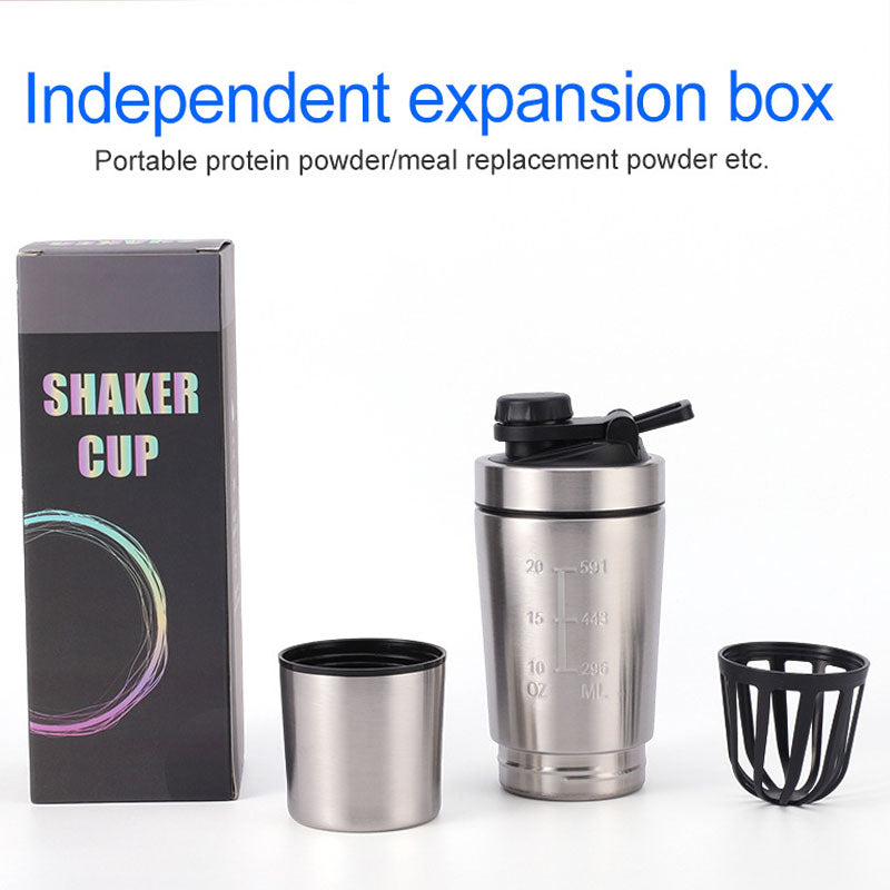 Stainless Steel Protein Shake Bottle