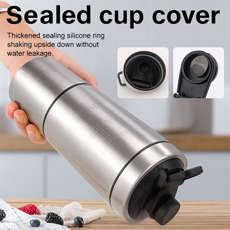 Stainless Steel Protein Shake Bottle