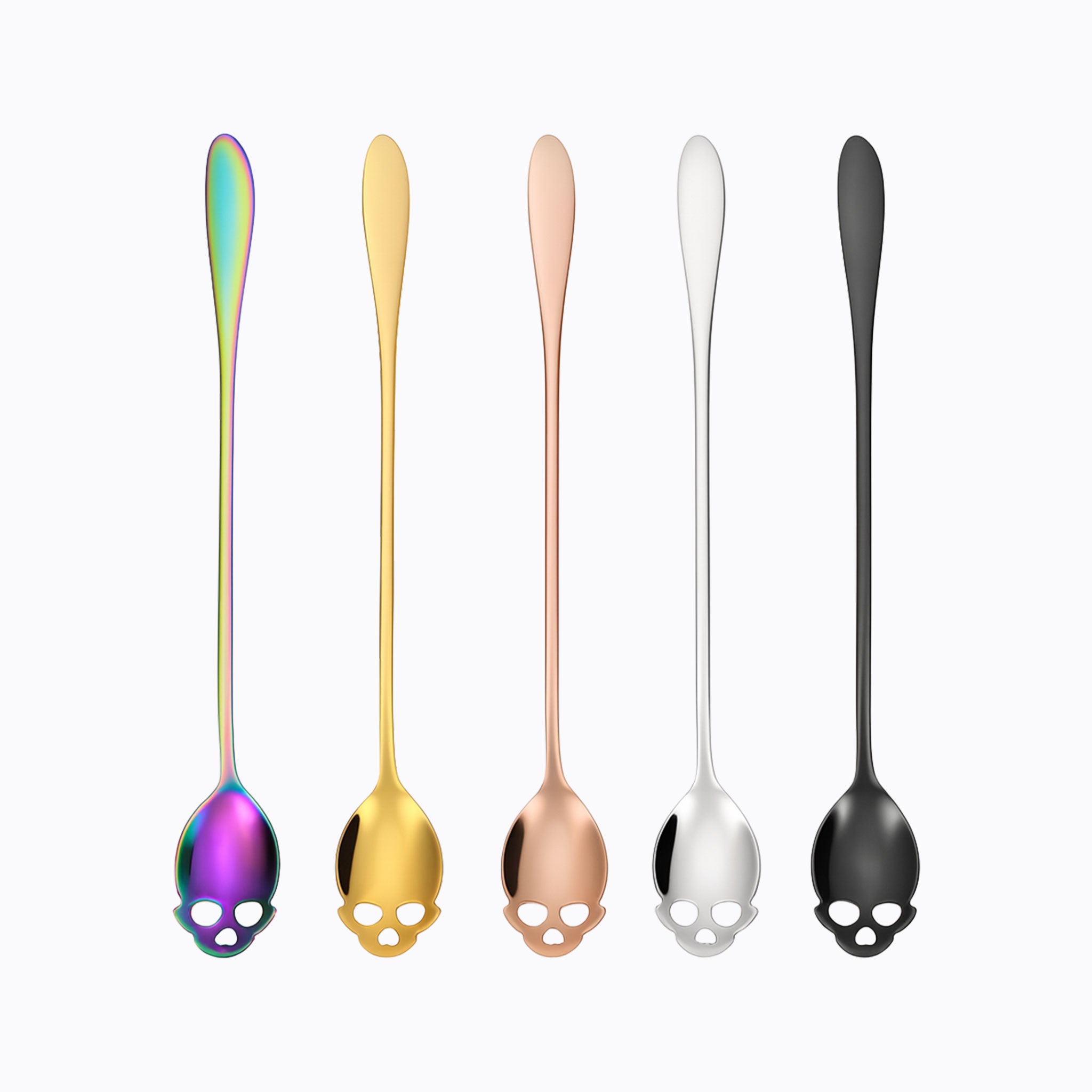 Stainless Steel Skull Coffee & Dessert Spoon
