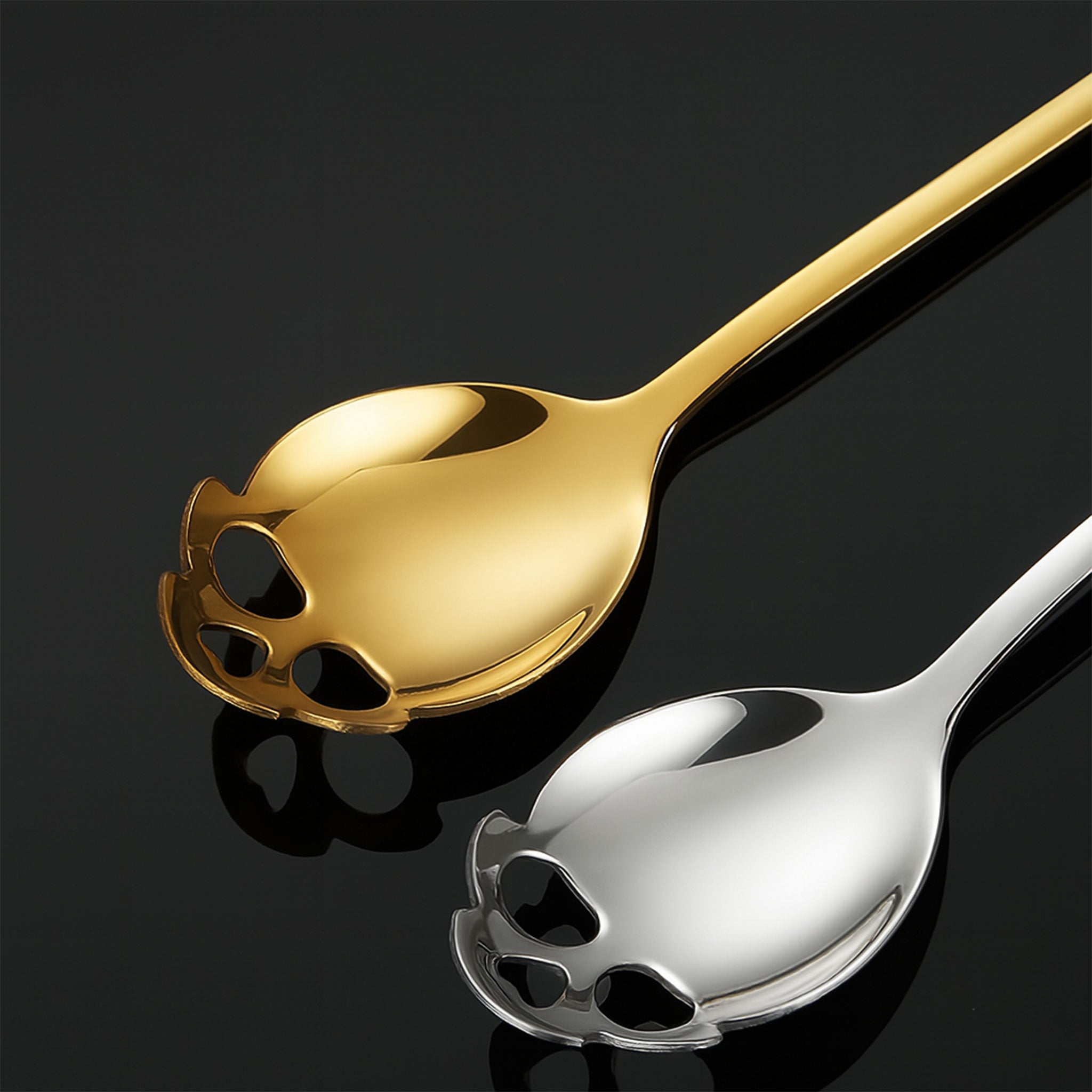 Stainless Steel Skull Coffee & Dessert Spoon