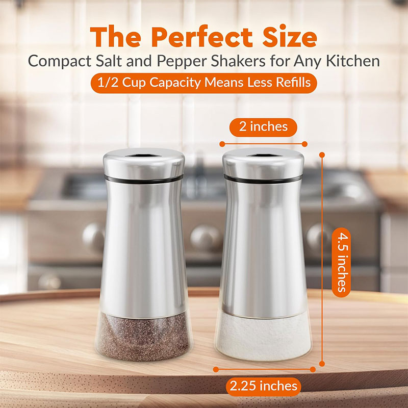 Stainless Steel Spice Jar & Seasoning Bottle