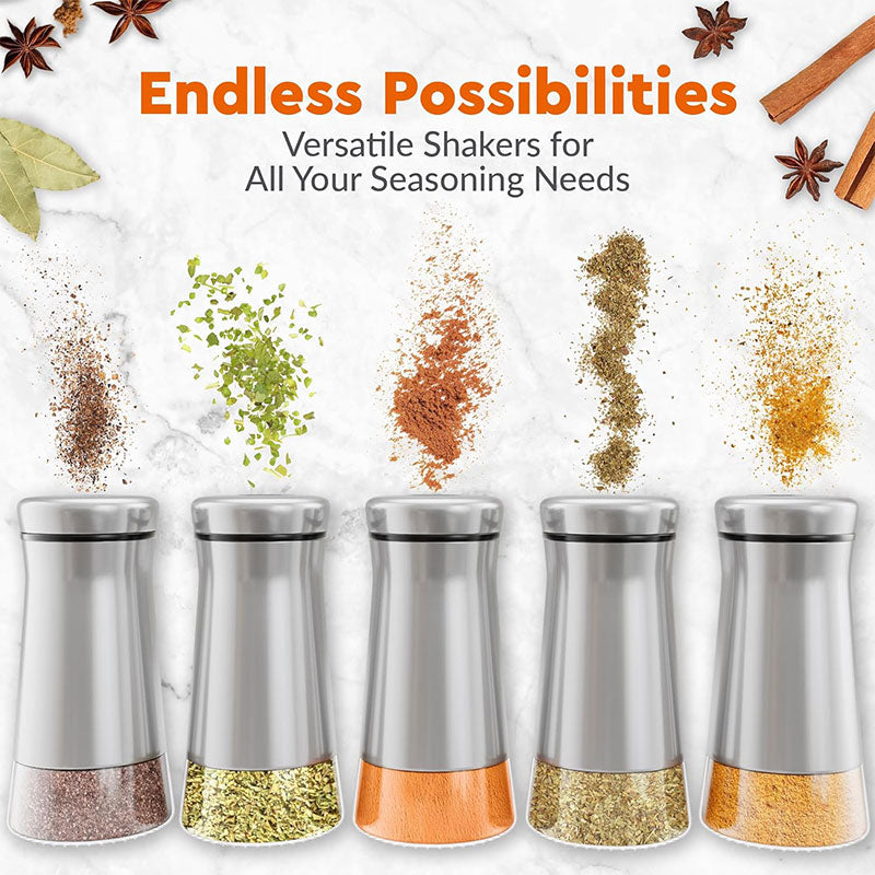 Stainless Steel Spice Jar & Seasoning Bottle