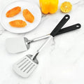 Stainless Steel Spoon Spatula Set Kitchen Utensils Cooking Spatula Long Handle Large Spoon Colander Soup Spoon Rice Spoon wiktra