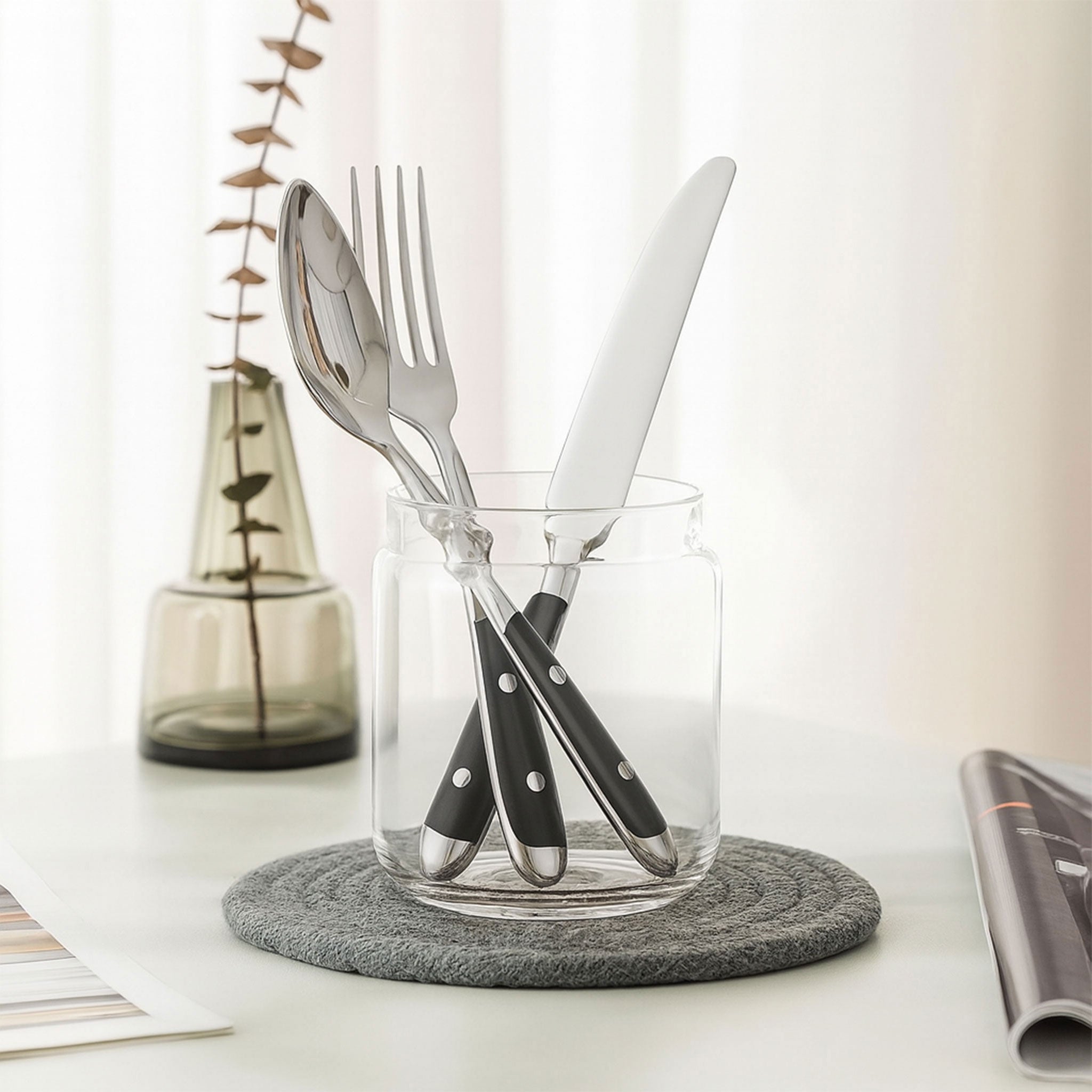 1Pc Stainless Steel Western Cutlery