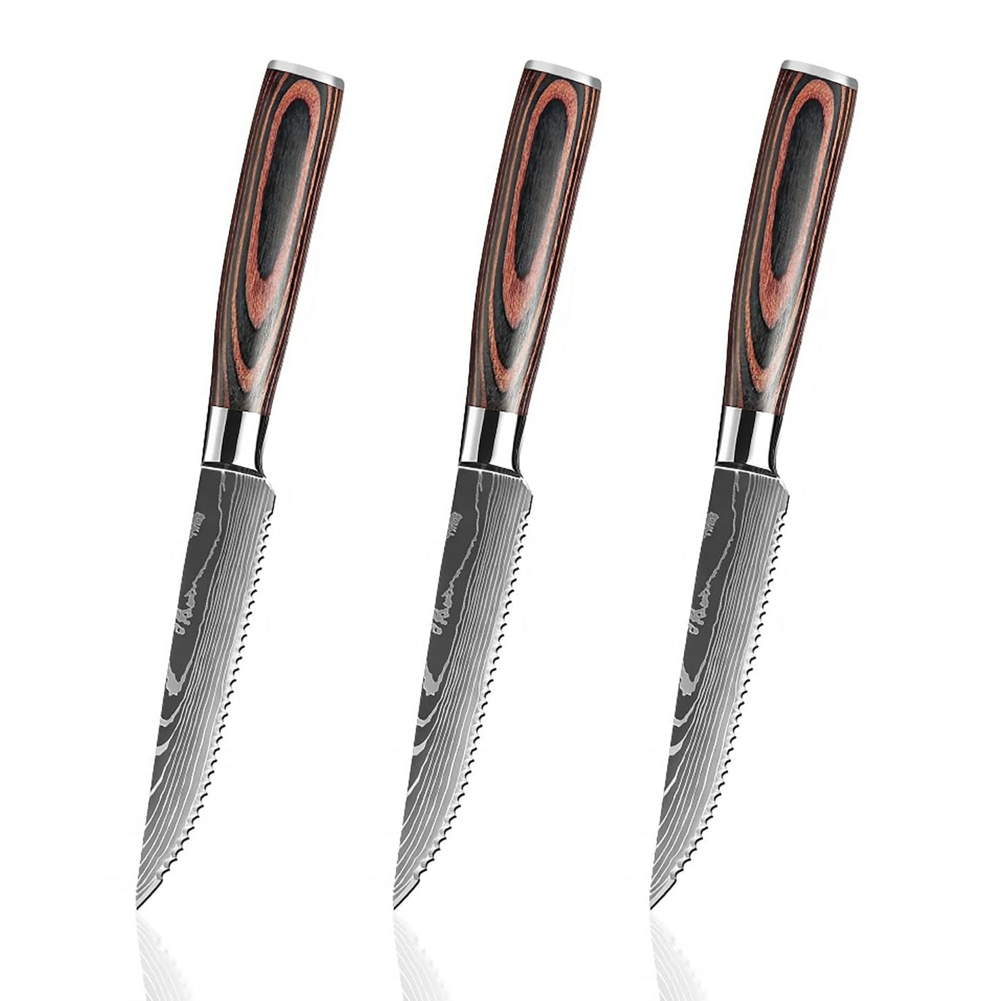 "Stainless Steel Steak & Utility Knife – Multi-Purpose Kitchen Tool"