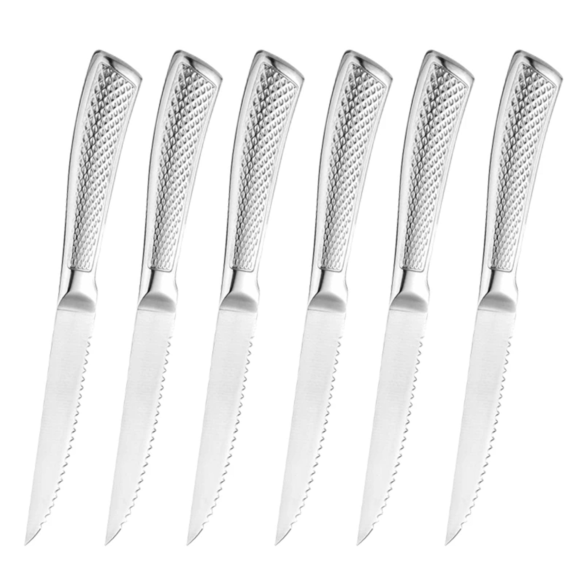 "Stainless Steel Steak & Utility Knife – Multi-Purpose Kitchen Tool"