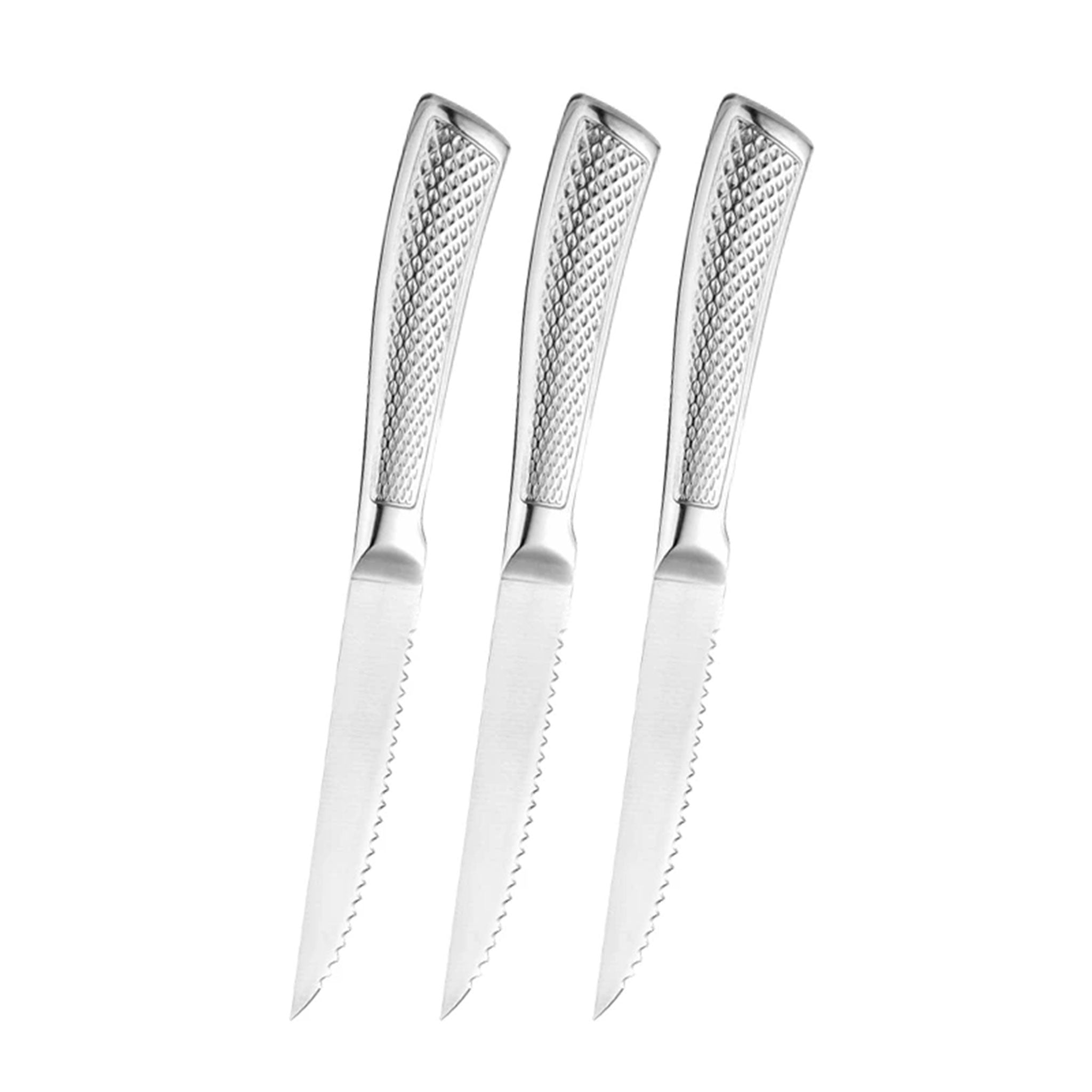 "Stainless Steel Steak & Utility Knife – Multi-Purpose Kitchen Tool"
