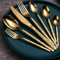 Stainless steel Western Cutlery set Knife Fork Spoon Dinner Set Dessert Dinnerware Western Steak Knife Tableware Spoon Fork wiktra