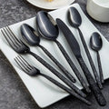 Stainless steel Western Cutlery set Knife Fork Spoon Dinner Set Dessert Dinnerware Western Steak Knife Tableware Spoon Fork wiktra