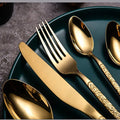 Stainless steel Western Cutlery set Knife Fork Spoon Dinner Set Dessert Dinnerware Western Steak Knife Tableware Spoon Fork wiktra