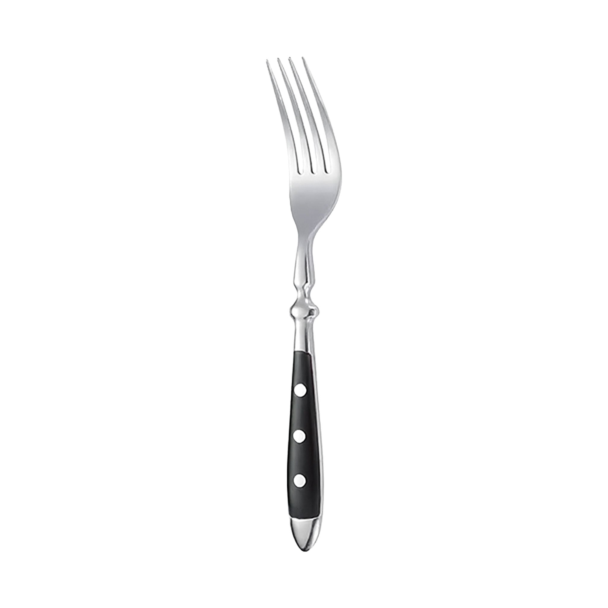 Steak Knife, Fork & Spoon with Rivet Handles