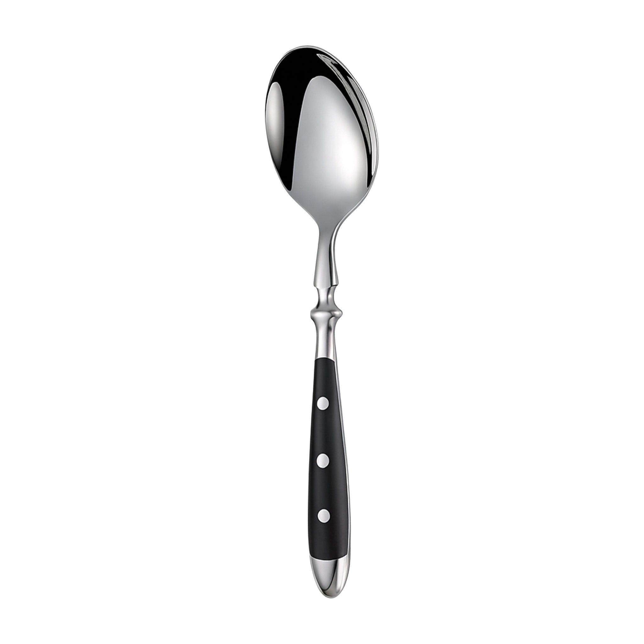 Steak Knife, Fork & Spoon with Rivet Handles