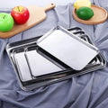 Storage For Toaster Oven Anti-rust Heavy Duty Sturdy Stainless Steel Cake Dish Cookie Sheets Baking Tray Loaf Pan wiktra