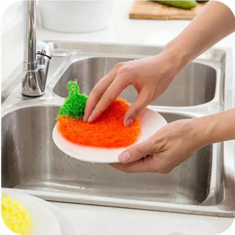 Strawberry Dish Cloth Washing Towel Brush Polyester Scouring Pads Wipes Bowl Pan Cleaning Rag Tableware Cleaner Kitchen Supplies wiktra