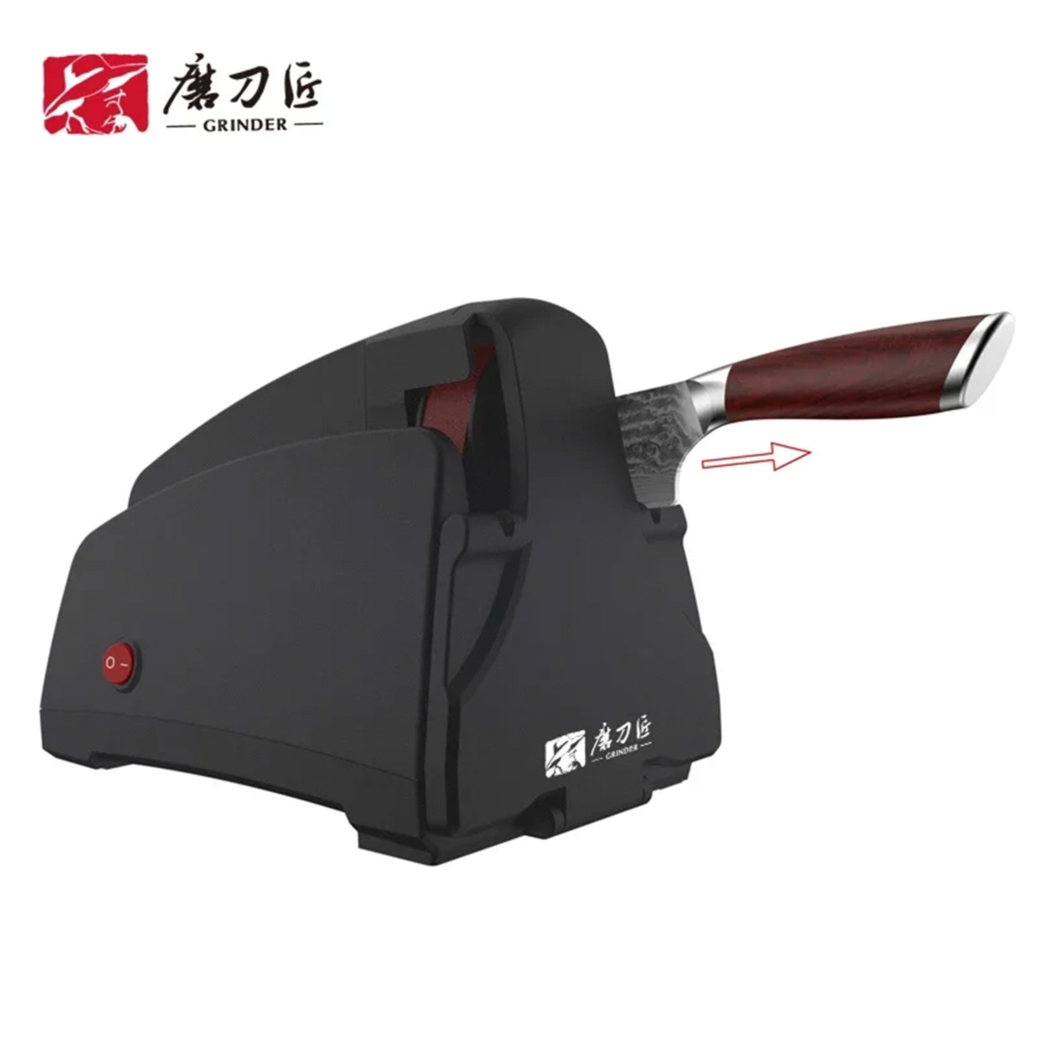"TAIDEA Electric Diamond Knife Sharpener – 2-Slot 600/1000 Grit"