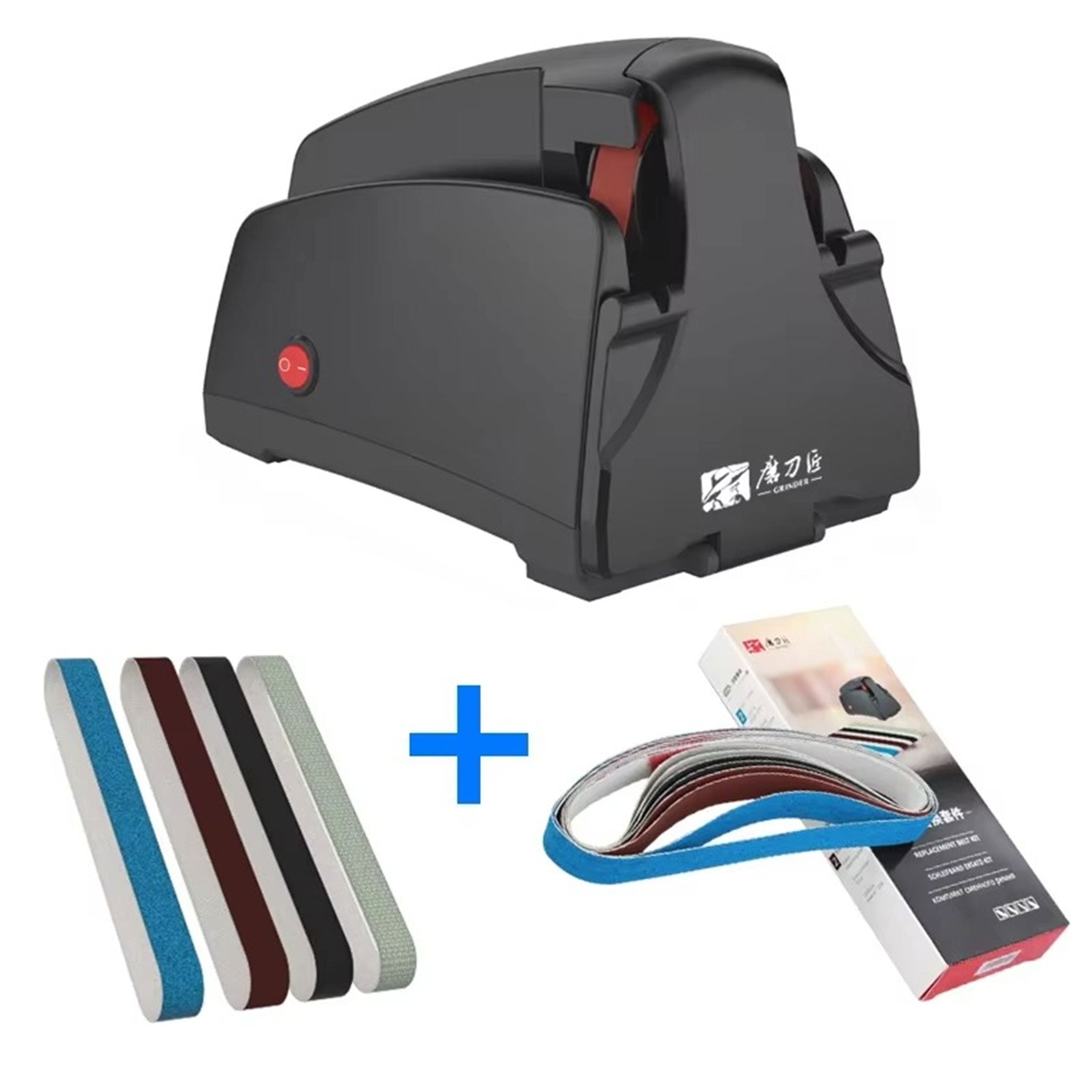 "TAIDEA Electric Diamond Knife Sharpener – 2-Slot 600/1000 Grit"