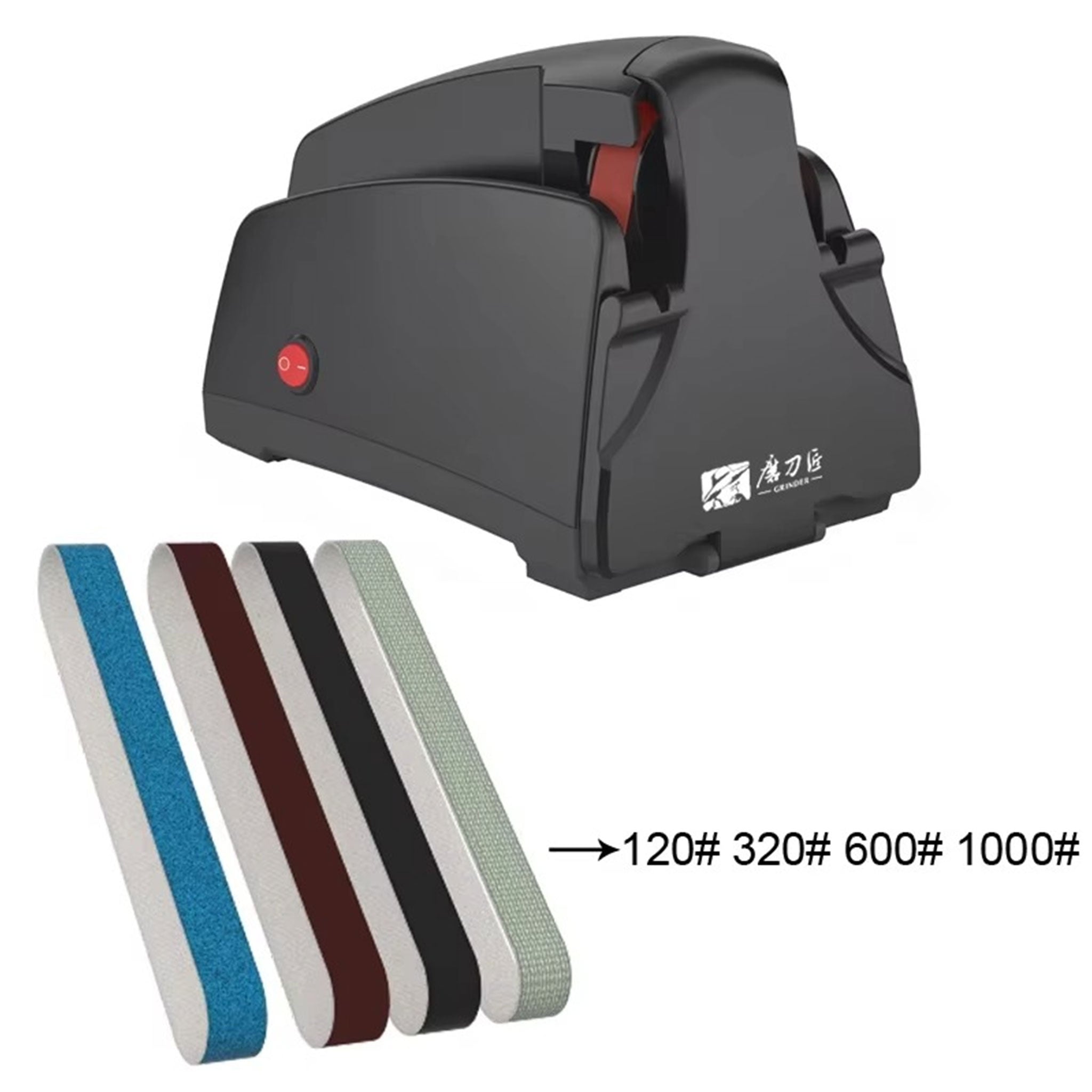 "TAIDEA Electric Diamond Knife Sharpener – 2-Slot 600/1000 Grit"