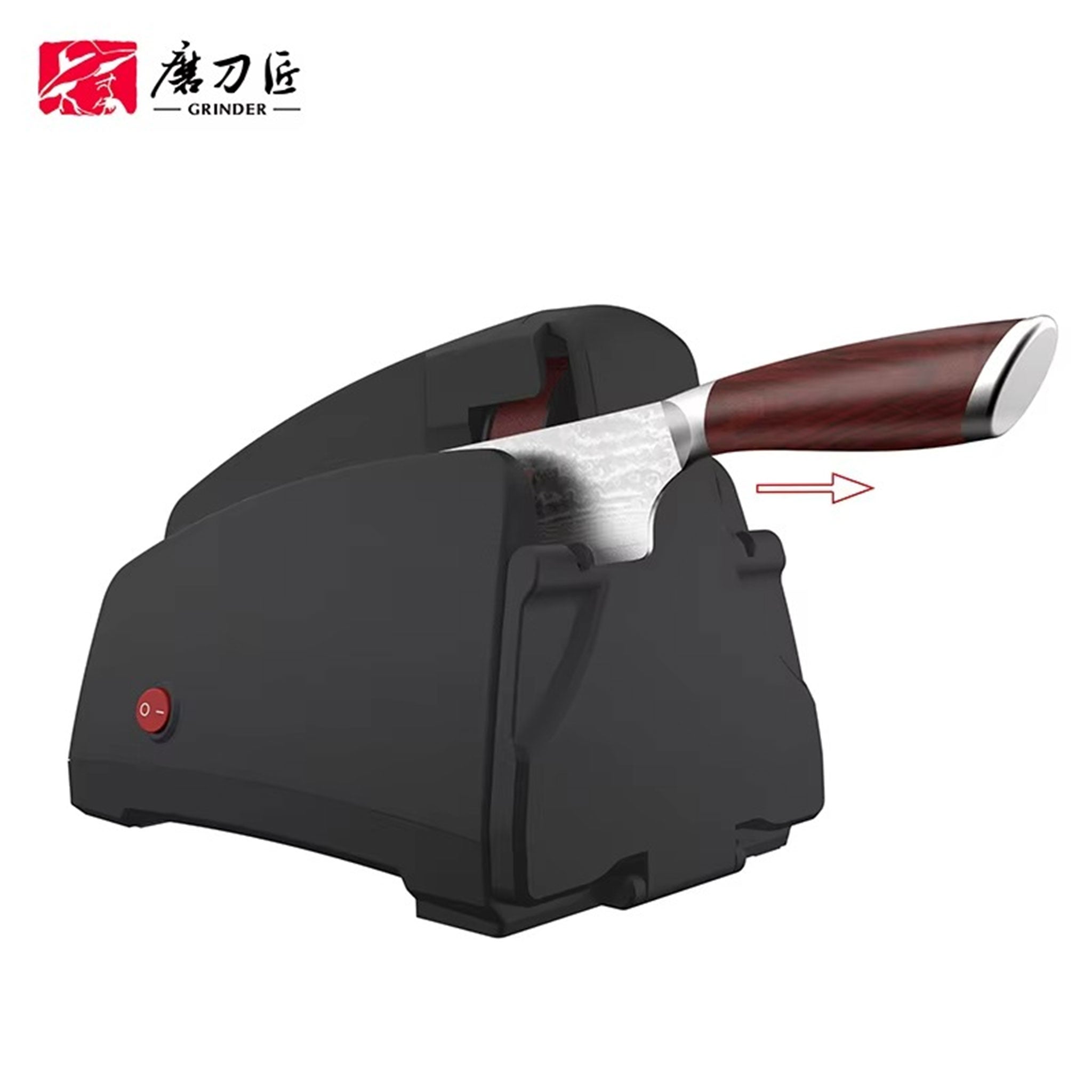 "TAIDEA Electric Diamond Knife Sharpener – 2-Slot 600/1000 Grit"