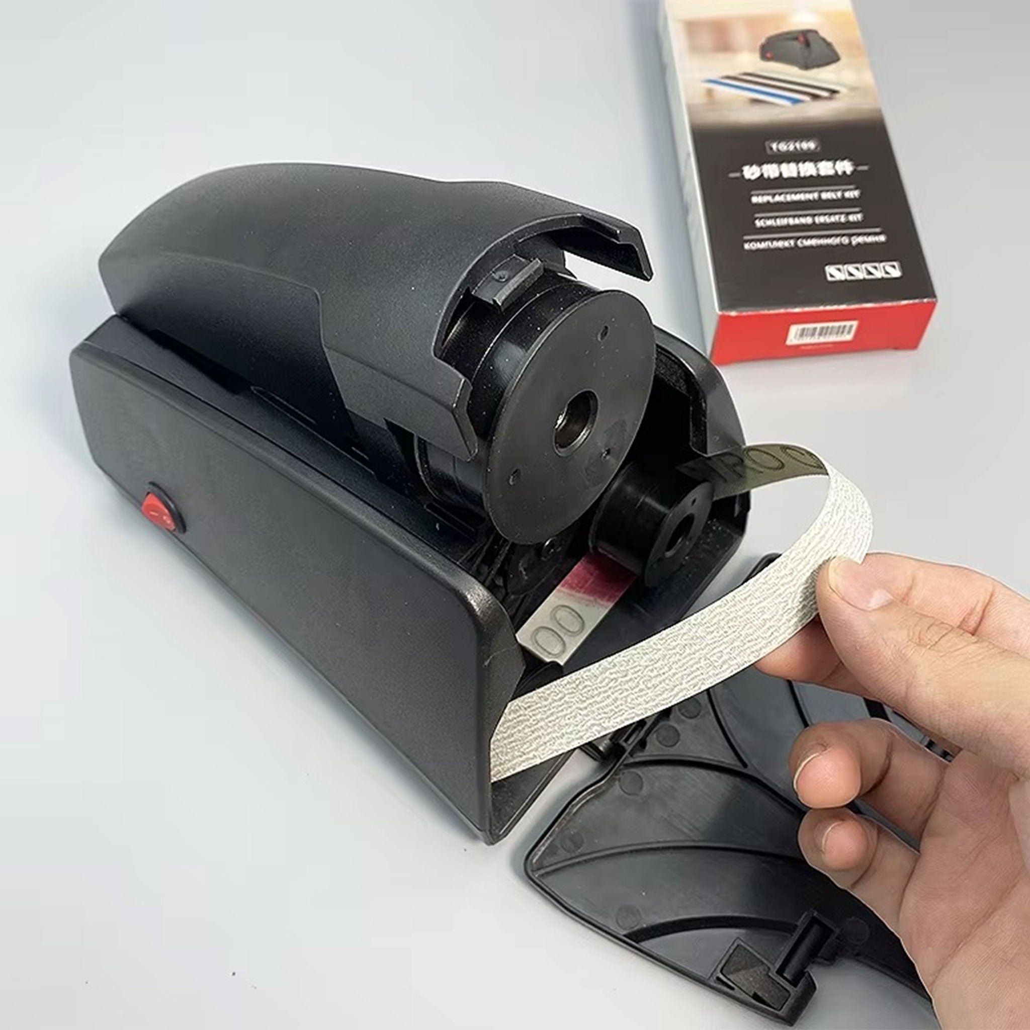 "TAIDEA Electric Diamond Knife Sharpener – 2-Slot 600/1000 Grit"