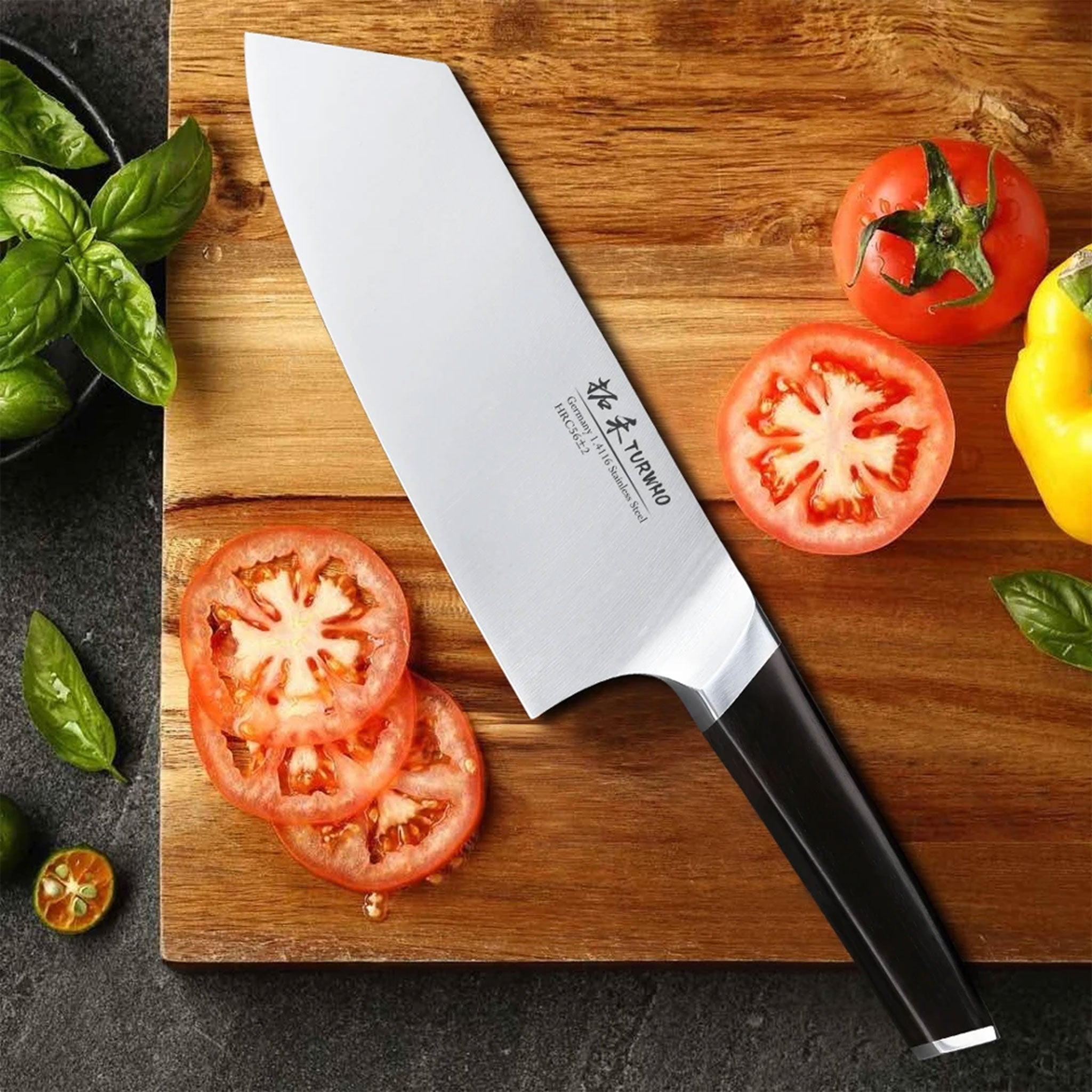 "TURWHO Kitchen Knife Set – German High Carbon Steel 1–3 PCS"