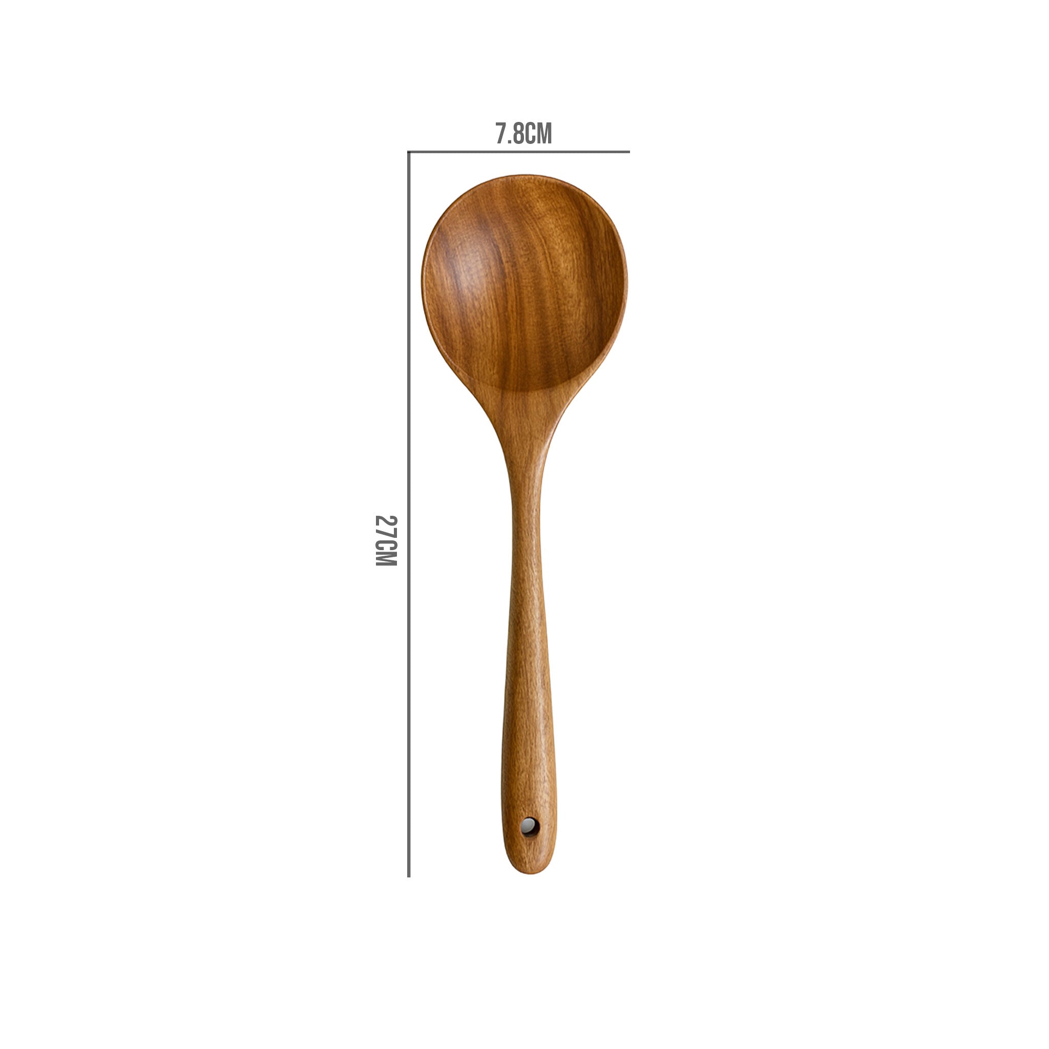 Natural Teak Wooden Kitchen Utensil Set (1–9 PCS)