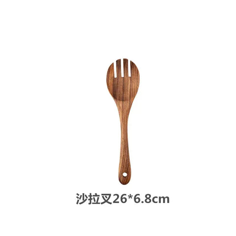 Teak Wooden Spatulas Kitchen Utensils Cooking Utensil Eco-Friendly Wood Spatula for Non Stick Cookware