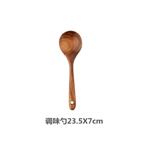 Teak Wooden Spatulas Kitchen Utensils Cooking Utensil Eco-Friendly Wood Spatula for Non Stick Cookware