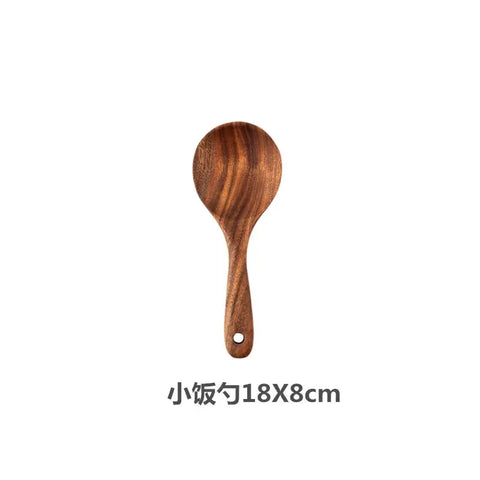 Teak Wooden Spatulas Kitchen Utensils Cooking Utensil Eco-Friendly Wood Spatula for Non Stick Cookware