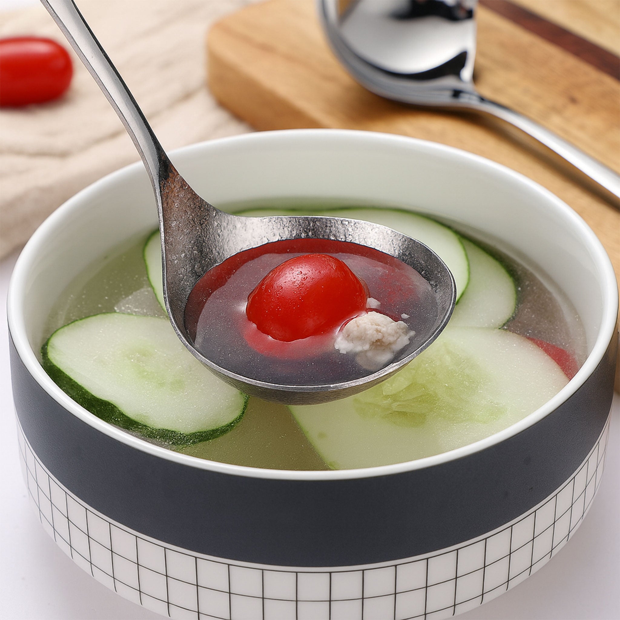 Thick-Stainless Steel Soup Spoons