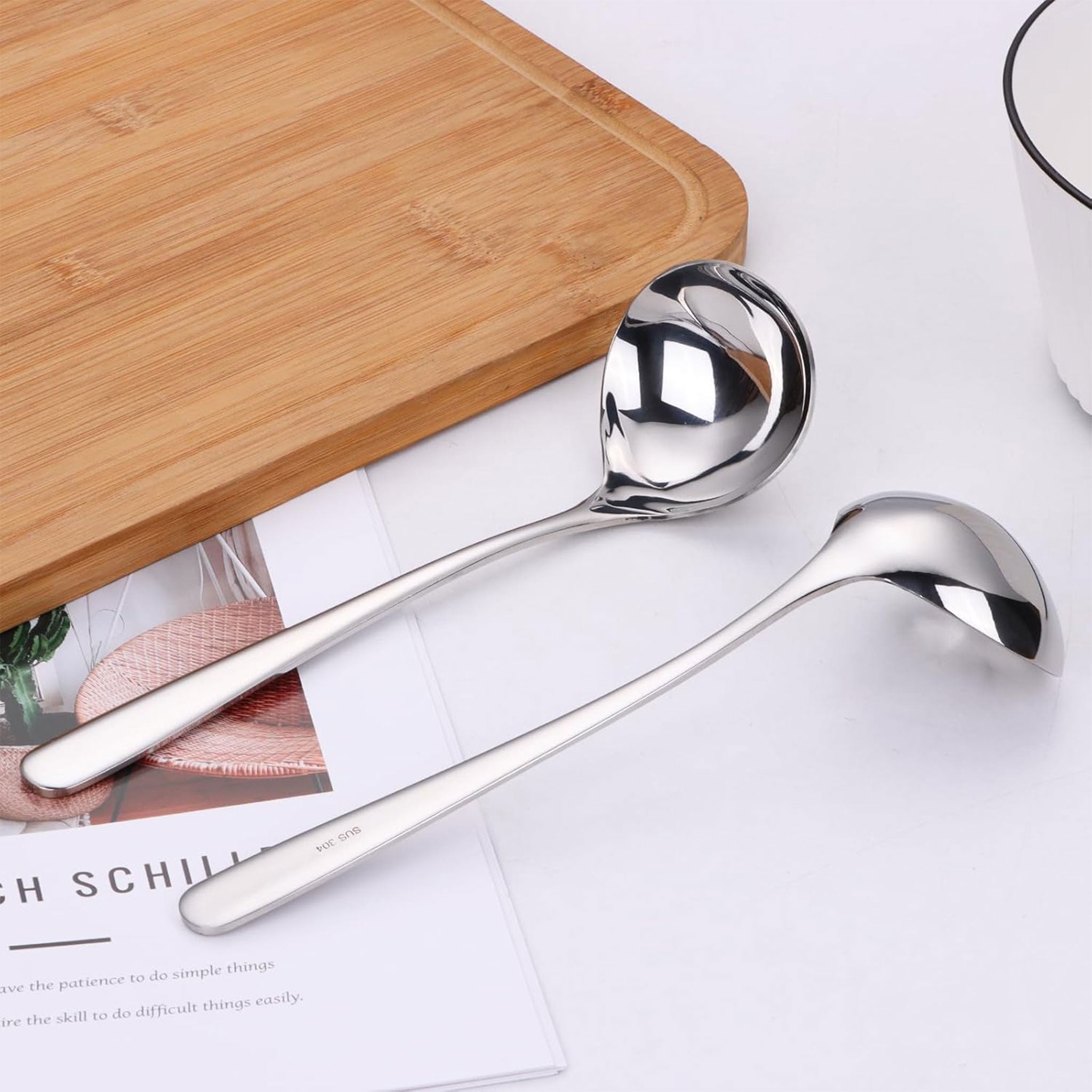 Thick-Stainless Steel Soup Spoons