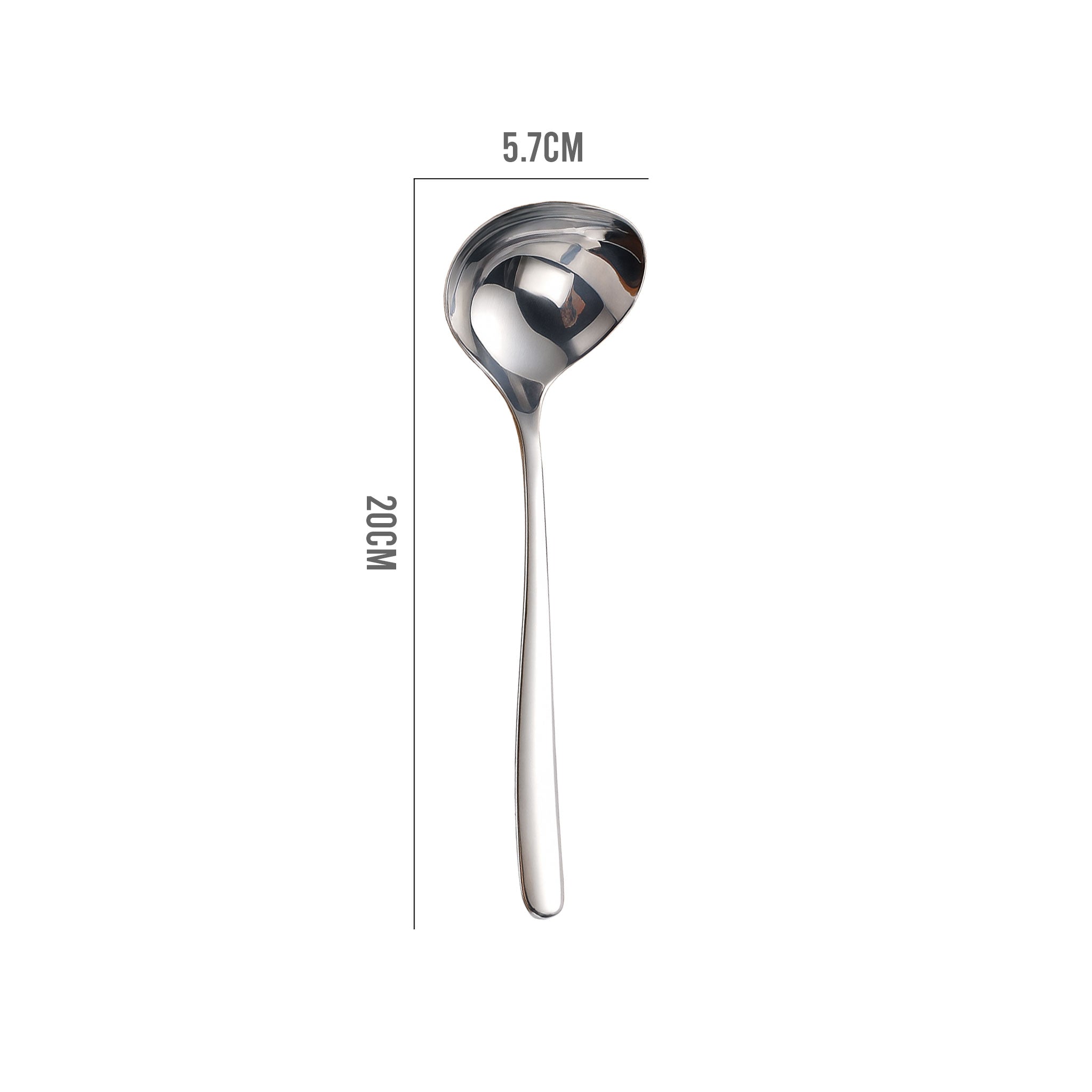 Thick-Stainless Steel Soup Spoons