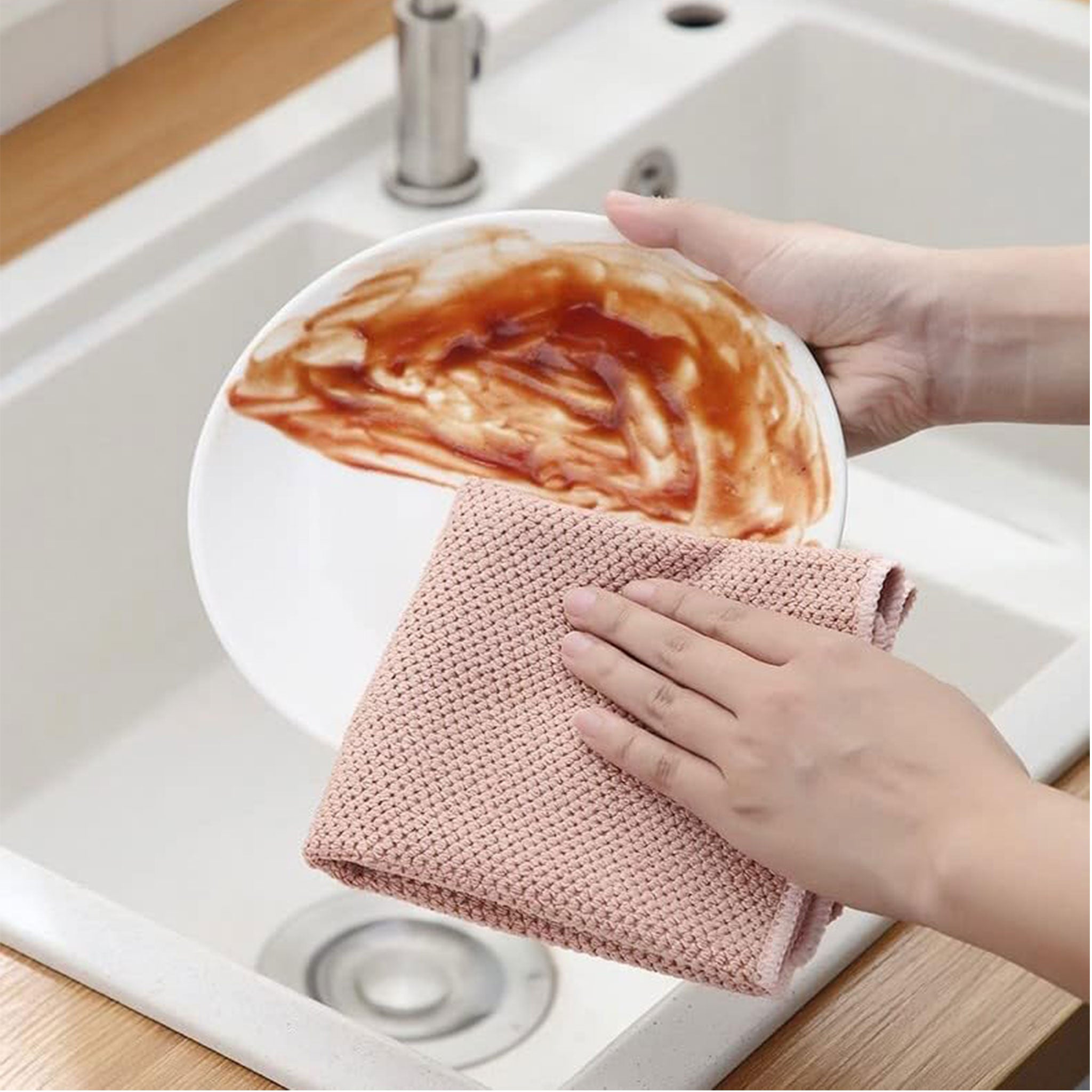 Thickened Antibacterial Scouring Pad