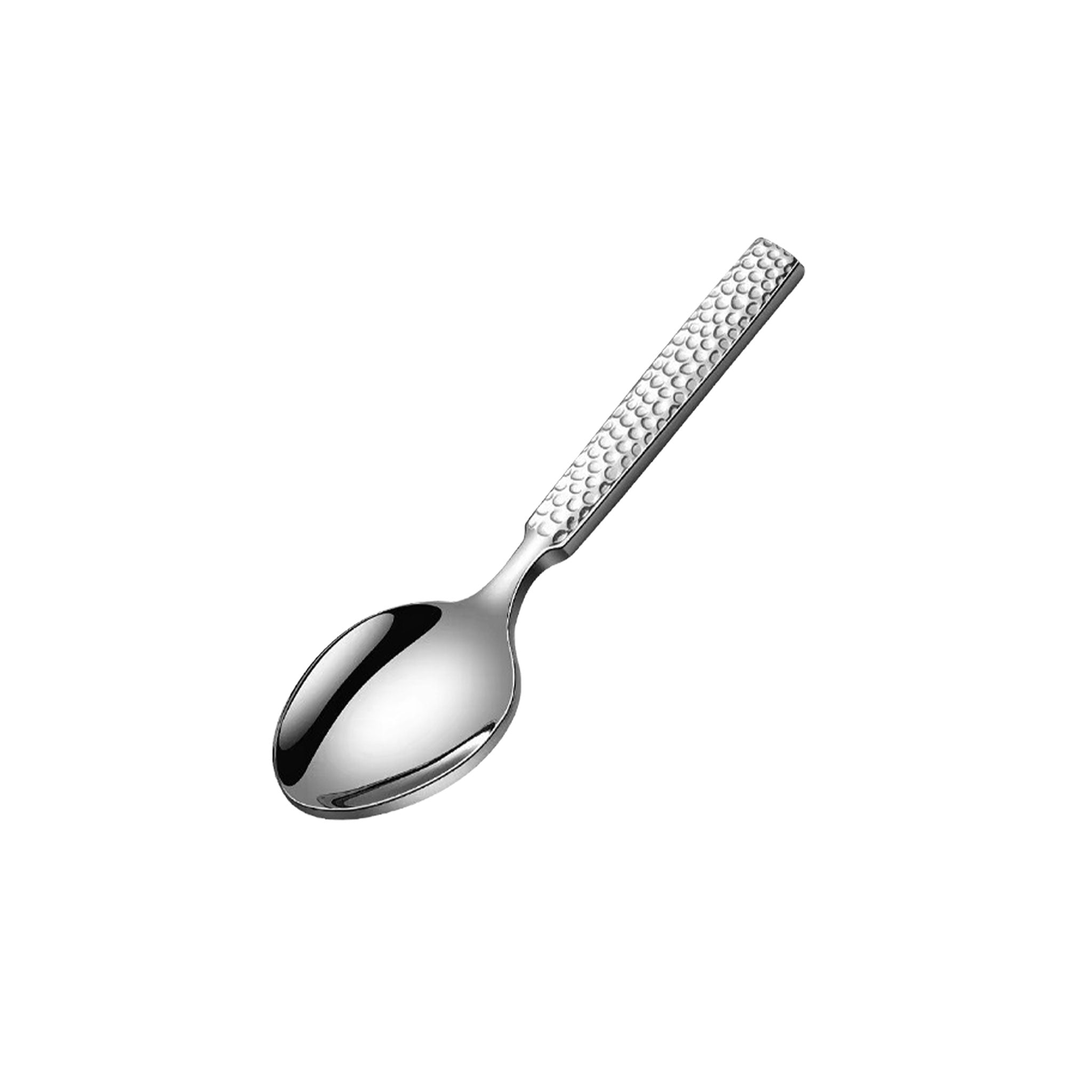 Thickened Stainless Steel Hammered Cutlery Set – Spoon, Fork & Knife