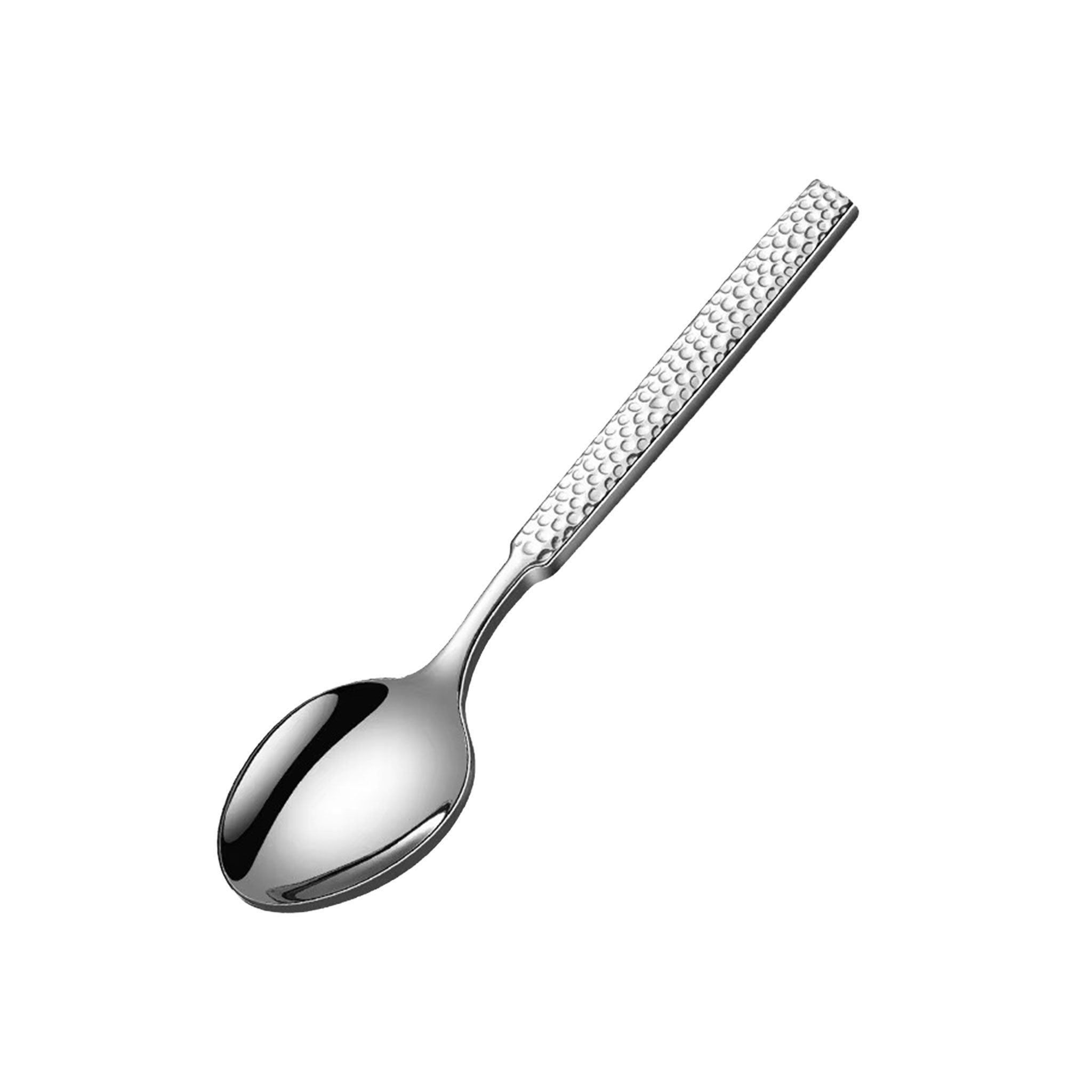 Thickened Stainless Steel Hammered Cutlery Set – Spoon, Fork & Knife