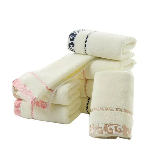 Towel Set Thick Soft Print Bath Hand Hotel Spa Face Kitchen Hair Towel For Adults and Kids toalha de banho havlu toallas recznik wiktra