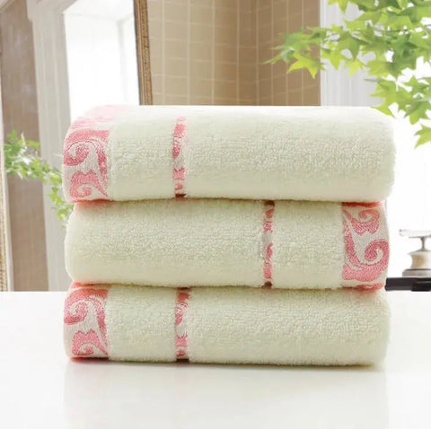 Towel Set Thick Soft Print Bath Hand Hotel Spa Face Kitchen Hair Towel For Adults and Kids toalha de banho havlu toallas recznik